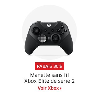 RABAIS 30 $ Manette sans fil Xbox Elite de série 2  Voir Xbox