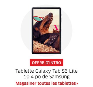 OFFRE D’INTRO  Tablette Galaxy Tab S6 Lite 10,4 po de Samsung   Magasiner toutes les tablettes