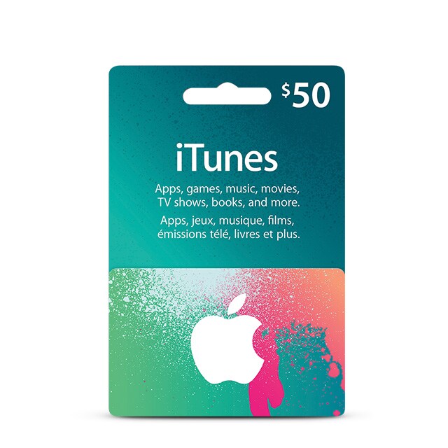 Magasinez toutes les cartes-cadeaux iTunes