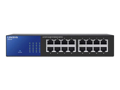 Linksys SE3016 16-Port Gigabit Ethernet Switch