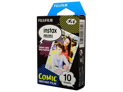Pellicule Instax Mini « Comic » de Fujifilm - Emballage individuel (10 pellicules)