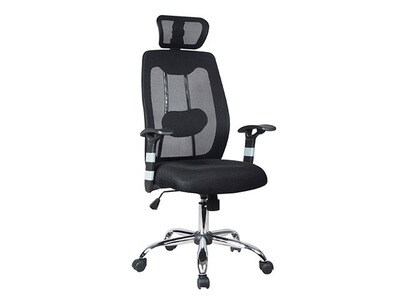 TygerClaw TYFC2101 Air-Grid High Back Office Chair - Black