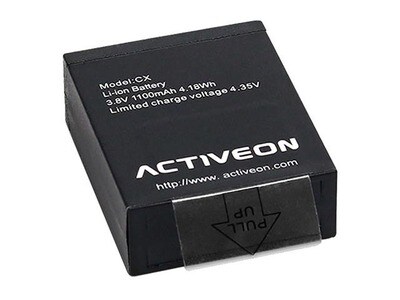 Pile rechargeable ACTIVEON pour caméra d'action CX