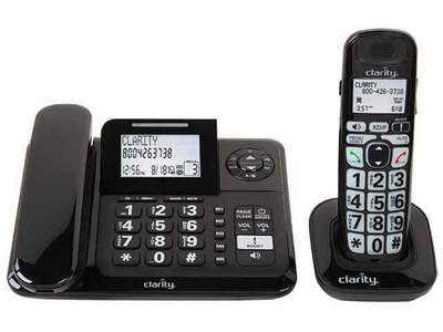 Clarity E713CC Amplified Corded Phone with Cordless Handset