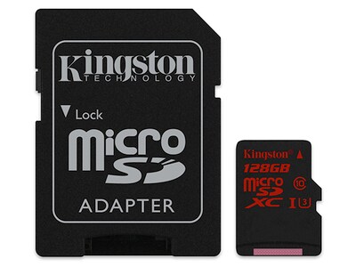 Kingston 128GB Class U3 microSDXC Memory Card