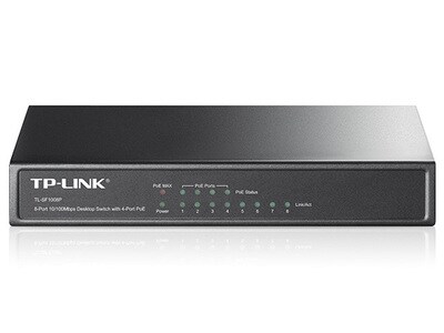TP-LINK TL-SF1008P 8-Port Desktop Switch with 4 PoE Ports