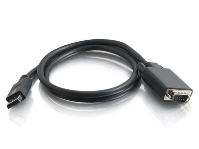 C2G 54188 3m (10') DisplayPort 1.1 Male to HD15 VGA Male Cable