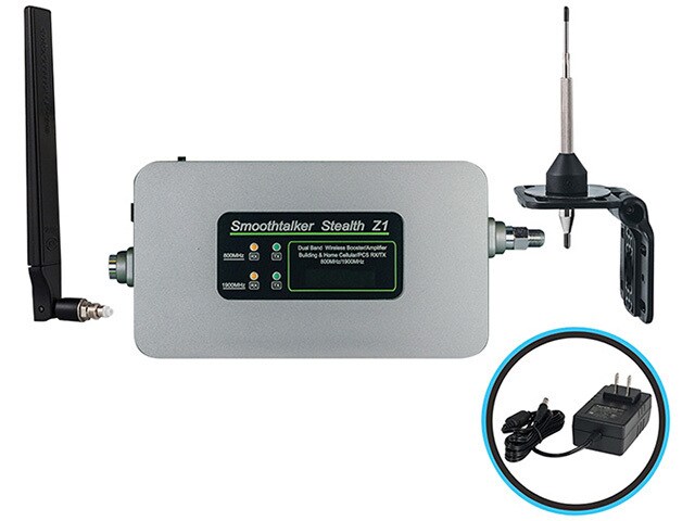 SmoothTalker BBCZ160GBO Stealth Z1 60db Dual Band Cellular Booster for 3G/4G LTE