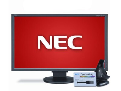 Moniteur à écran large 4K ISP à DEL 27 po EA275UHD-BK-SV de NEC — noir