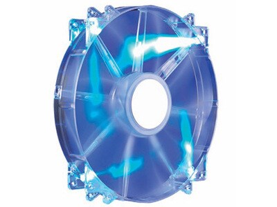 Ventilateur silencieux à DEL de 200 mm MegaFlow de Cooler Master - Bleu