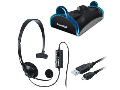 dreamGEAR Charge-and-Chat Bundle for PS4™