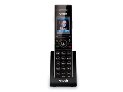 VTech IS7101 Cordless Accessory Handset for the VTech IS7121-2 Doorbell Phone System - Black