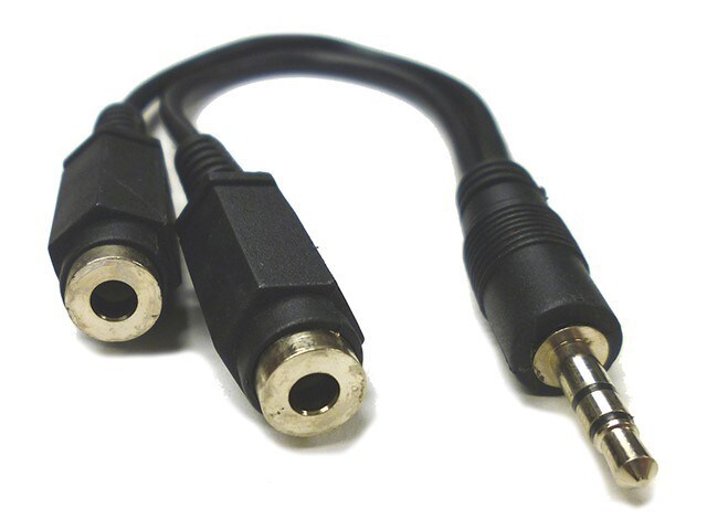 Xavier Professional 0.15m (6”) 3.5mm Audio Splitter Cable