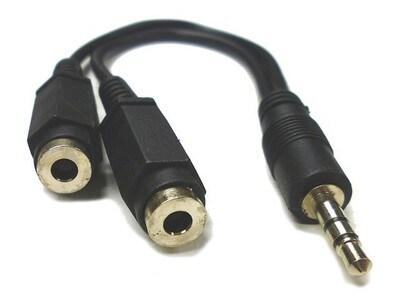 Séparateur pour câble audio 3,5 mm de 0,15 m (6 po) professionnel de Xavier