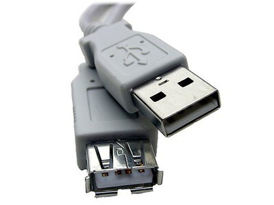 Xavier Professional 1.8m (6’) USB-to-USB Extension Cable - Grey