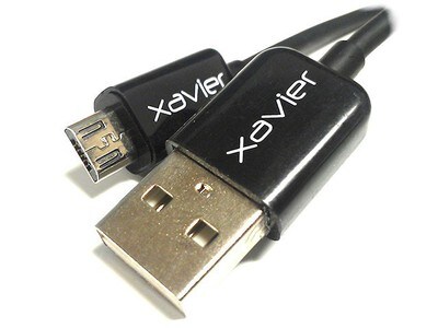 Xavier Professional 1.8m (6’) USB-to-Micro USB Cable - Black