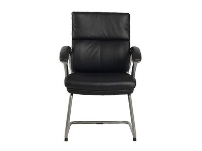 TygerClaw TYFC2210 Modern High Back Leather Office Chair - Black