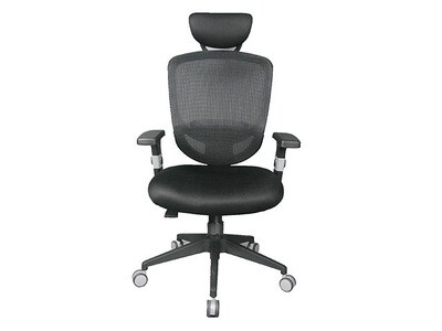 TygerClaw TYFC2205 Air-Grid High Back Office Chair - Black