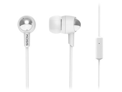 Koss KEB30 In-Ear Headphones - White