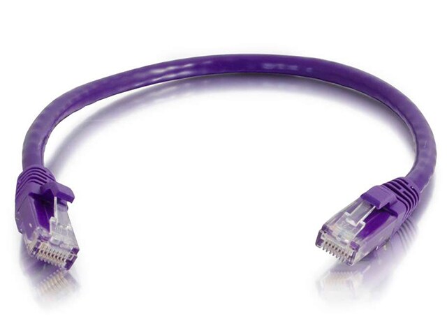 C2G 00467 2.1m (7') Cat5e Snagless Unshielded (UTP) Network Patch Cable - Purple