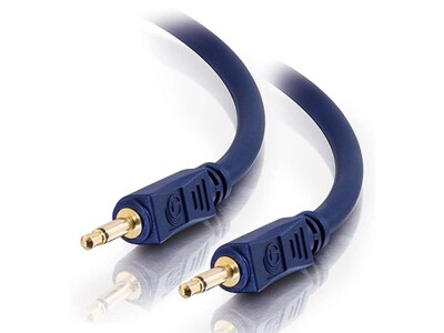 Câble C2G Velocity Series 3,5 mm mâle à mâle audio mono de 3 pi