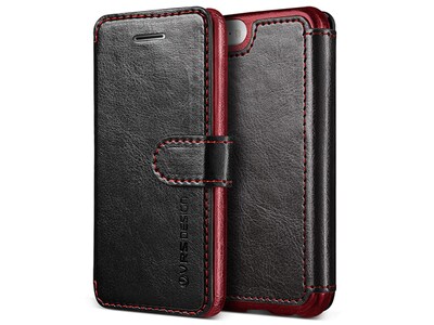 VRS Design Layered Dandy Wallet Case for iPhone 5/5s/SE - Black