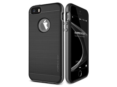 VRS Design High Pro Shield Case for iPhone 5/5s/SE - Steel Silver