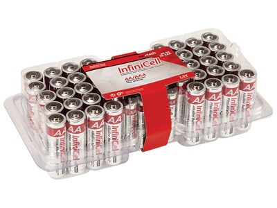 InfiniCell Alkaline AAA & AA Battery Combo - 60-Pack