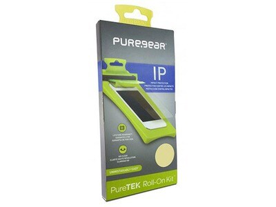 Trousse de protection d'écran contre les impacts à dérouler HD PureTek de PureGear pour iPhone 5/5s/SE