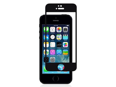 Moshi iVisor Glass Screen Protector for iPhone iPhone 5/5s/5c/SE - Black