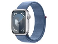 Apple® Watch Series 9 41mm Silver Aluminium Case with Winter Blue Sport Loop (GPS)