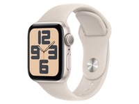 Apple® Watch SE 44mm Starlight Aluminium Case with Starlight Sport Band (GPS) - S/M