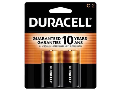 Duracell Coppertop C Batteries - 2 Pack