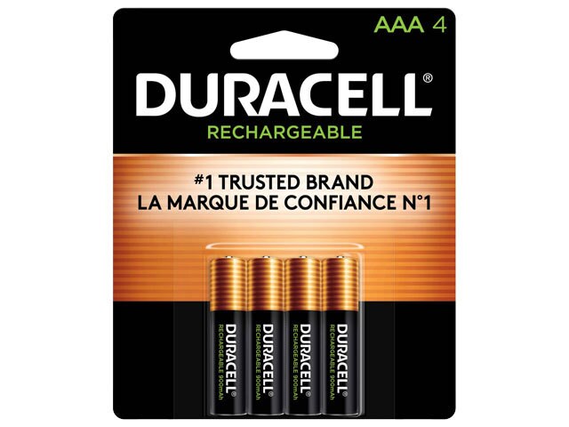 Image of Duracell AAA Rechargeable Batteries - 4 Pack