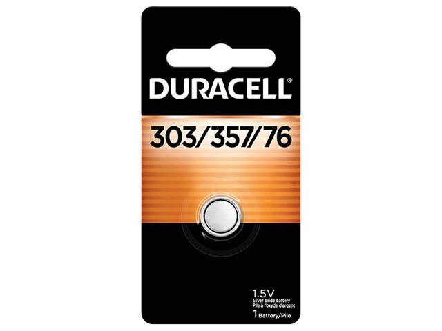 Image of Duracell 303/357 Silver Oxide Button Battery - 1 Pack