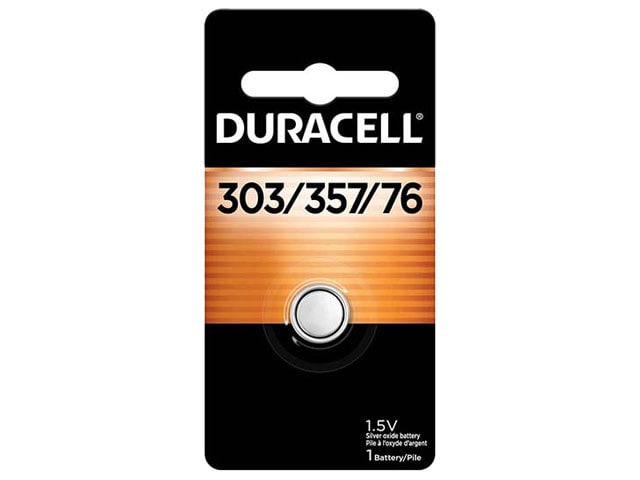 Duracell 303/357 Silver Oxide Button Battery - 1 Pack