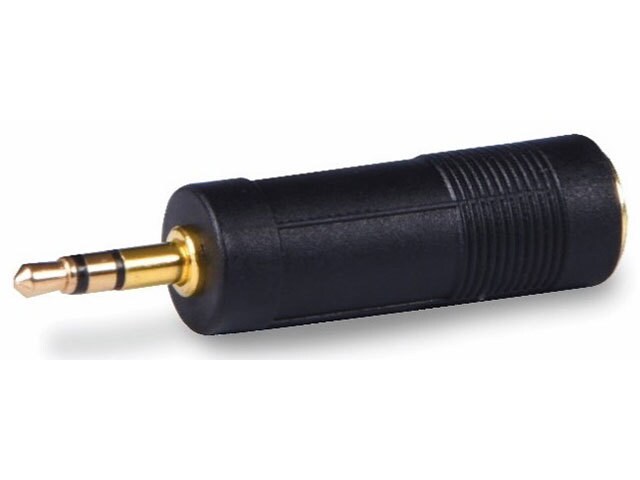 Image of RCA Audio Stereo 3.5mm Plug to 1/4" Jack Adapter