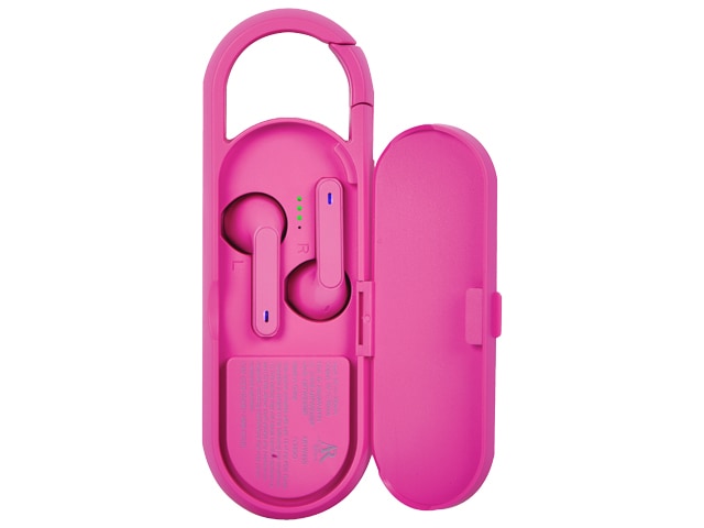 Image of Acoustic Research All-in-1 Duo Wireless Speaker / TWS Earbuds & Charging Case - Pink