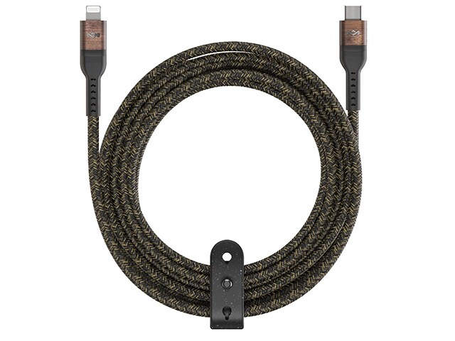 Marley 3m (10') Braided USB-C-to-Lightning Cable - Black & White