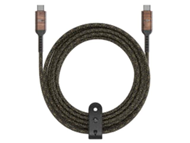 Marley 3m (10') Braided USB C-to-USB C Cable - Black & White