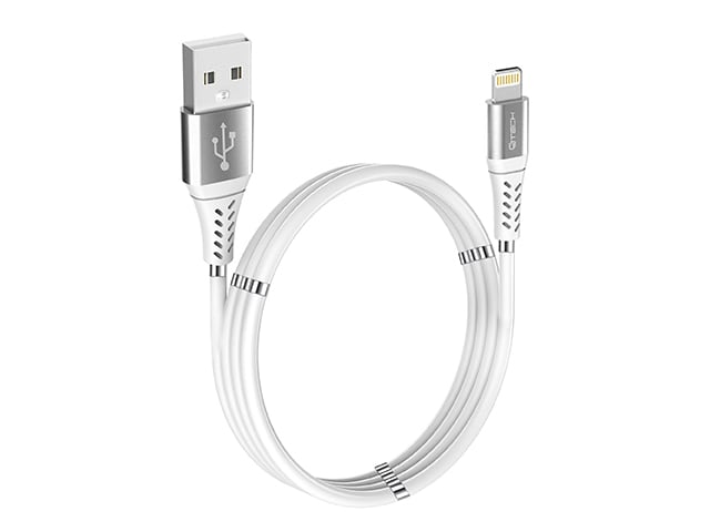 CJ Tech 1.8m (6") Lightning MFI Charging Cable with Magnetic Cable Management