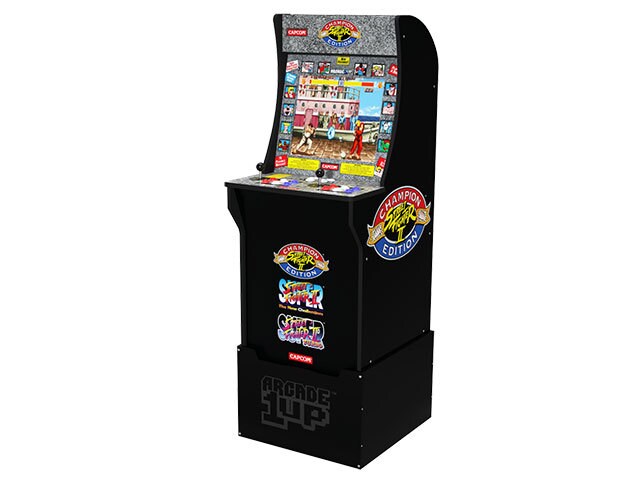 Arcade1UP Street Fighter II Championship Edition Arcade With Riser