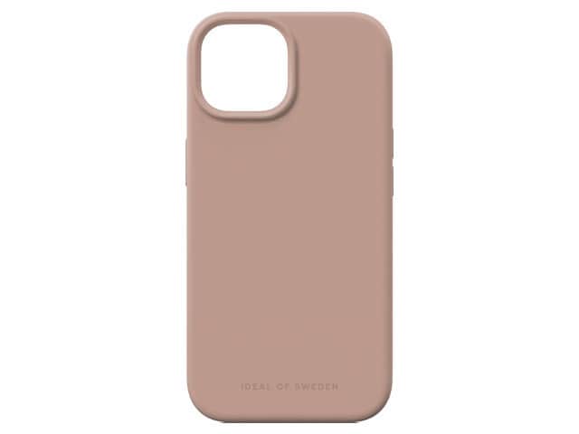 Étui en silicone d’IDEAL OF SWEDEN pour iPhone 15 avec MagSafe - rosé blush