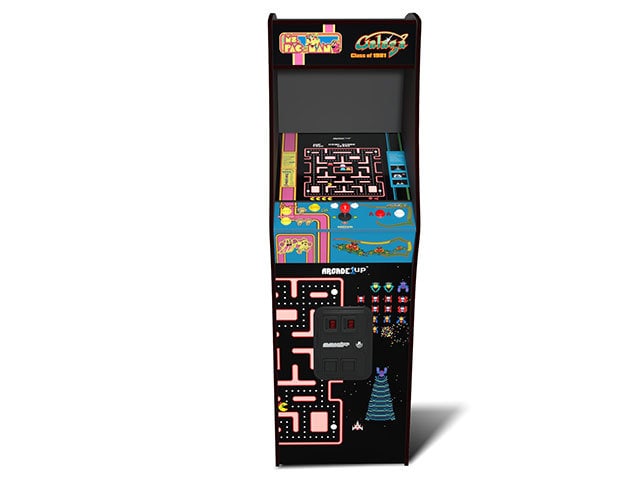 Machine d'arcade de luxe Ms. Pac-Man et Galaga Classe 81' de Arcade1UP