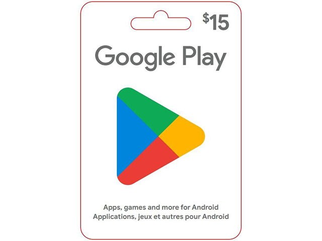 Image of Google Play Gift Card - $15