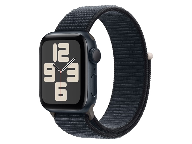 Image of Apple® Watch SE 40mm Midnight Aluminium Case with Midnight Sport Loop (GPS)