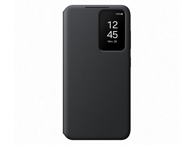Étui portefeuille Samsung Smart View pour Samsung Galaxy S24 - Noir