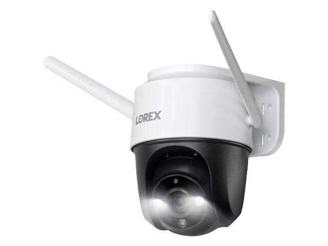 Caméra de sécurité Wi-Fi 2K panoramique et inclinable pour l’extérieur de Lorex
