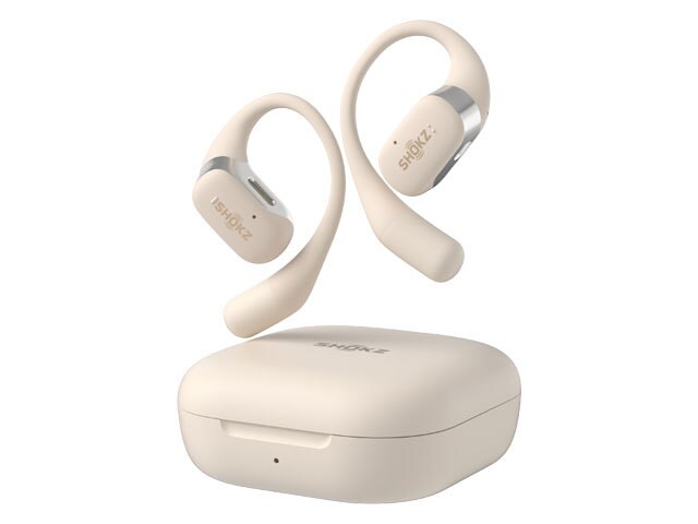 Image of Shokz OpenFit Air Conduction Noise Cancelling Earbuds - Beige