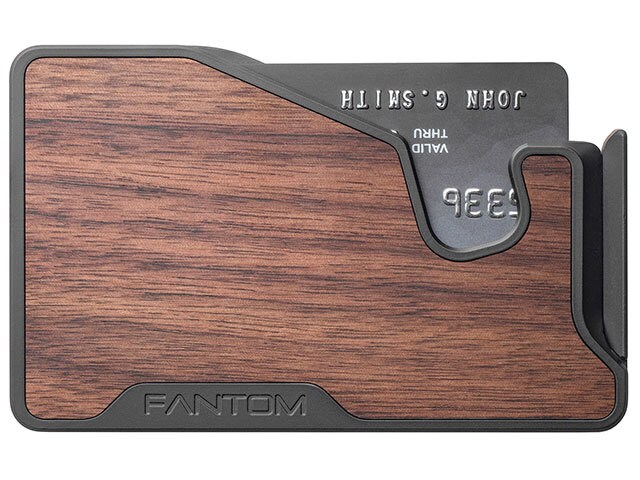 Fantom M Extra Slim MagSafe Wallet - Walnut